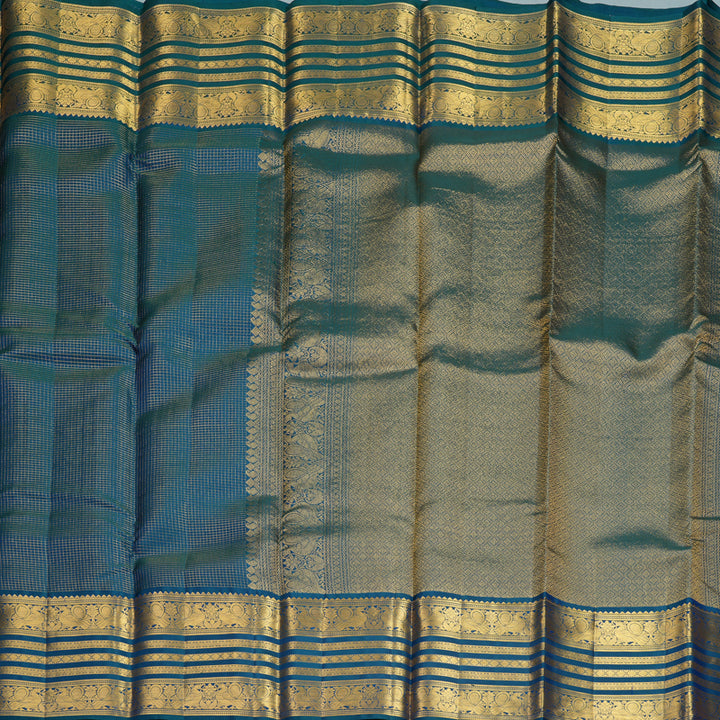 Hayagrivas Handloom Mayilkazhuthu Kanjivaram Silk Saree KBF834H1-23