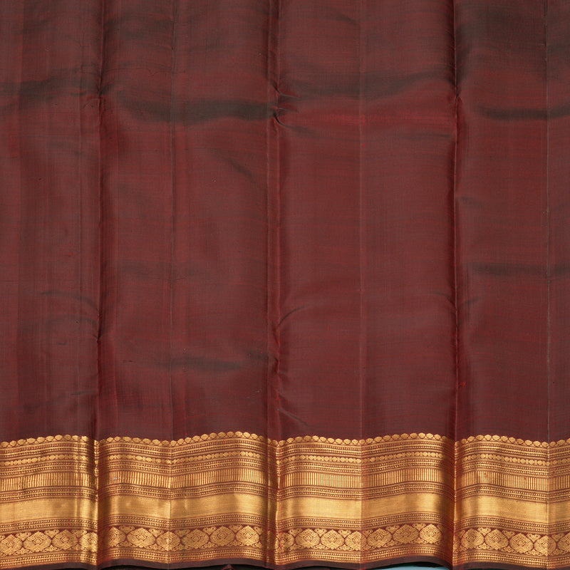 Hayagrivas Handloom Maroon Kanjivaram Silk Saree KBF835H1-2