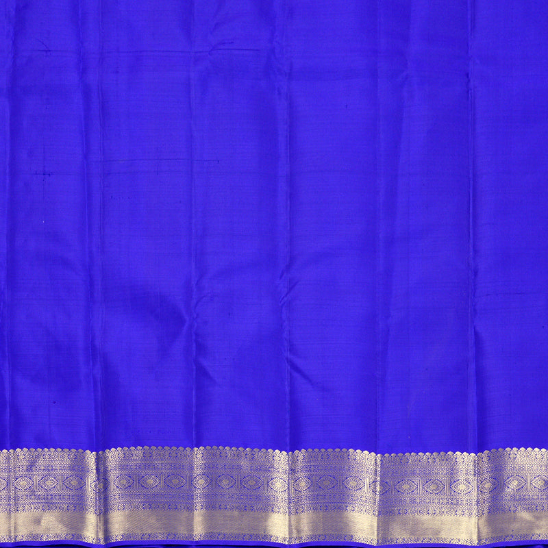 Hayagrivas Handloom MS Blue Kanjivaram Silk Saree KBF835H1-4