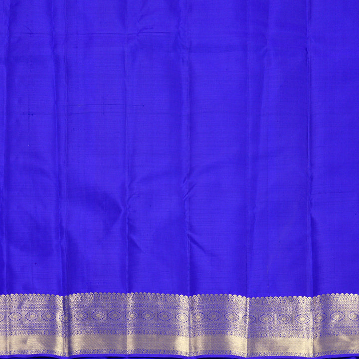Hayagrivas Handloom MS Blue Kanjivaram Silk Saree KBF835H1-4