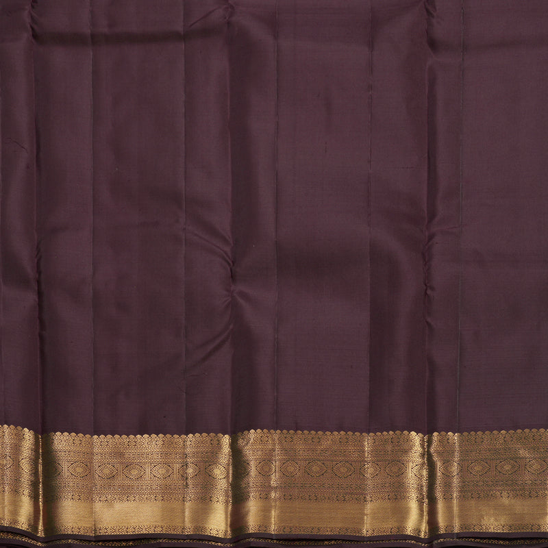 Hayagrivas Handloom Plum Purple Kanjivaram Silk Saree KBF835H1-5
