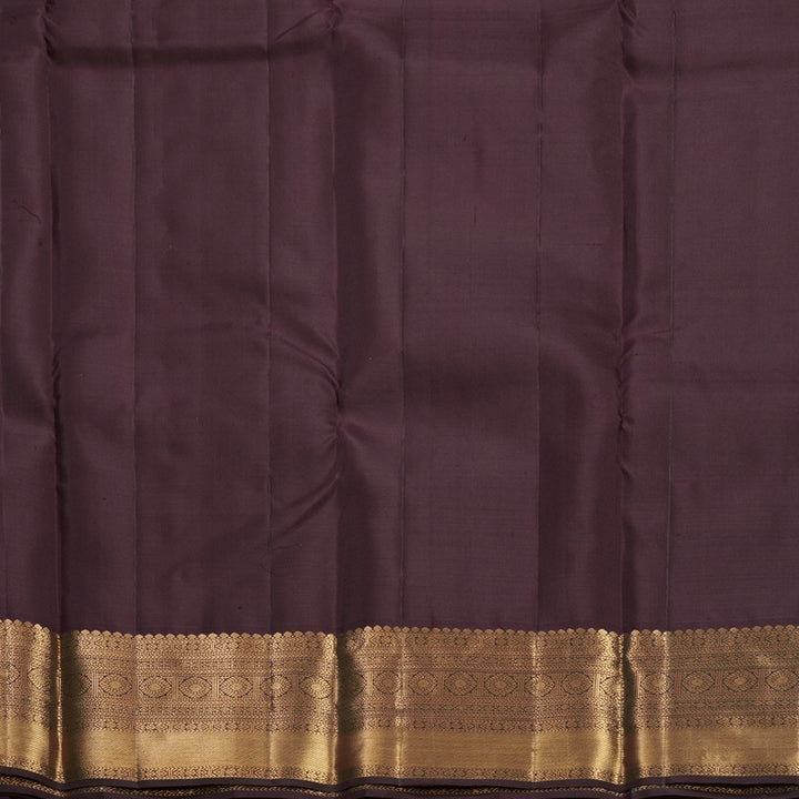 Hayagrivas Handloom Plum Purple Kanjivaram Silk Saree KBF835H1-5