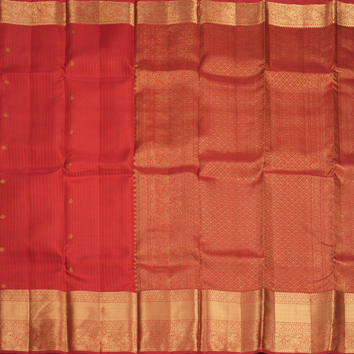 Hayagrivas Handloom Red Kanjivaram Silk Saree KBF835H14-1