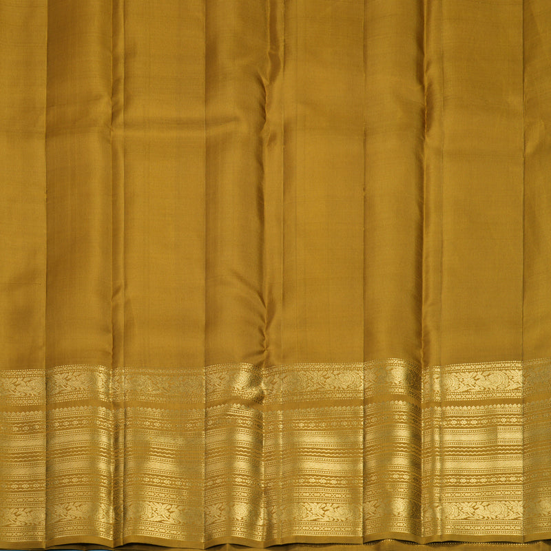 Hayagrivas Handloom Honey Mustard Kanjivaram Silk Saree KBF835H15-1