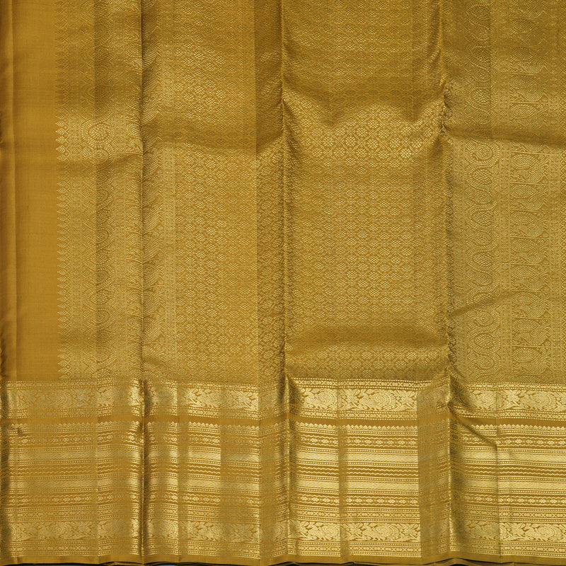 Hayagrivas Handloom Honey Mustard Kanjivaram Silk Saree KBF835H15-1