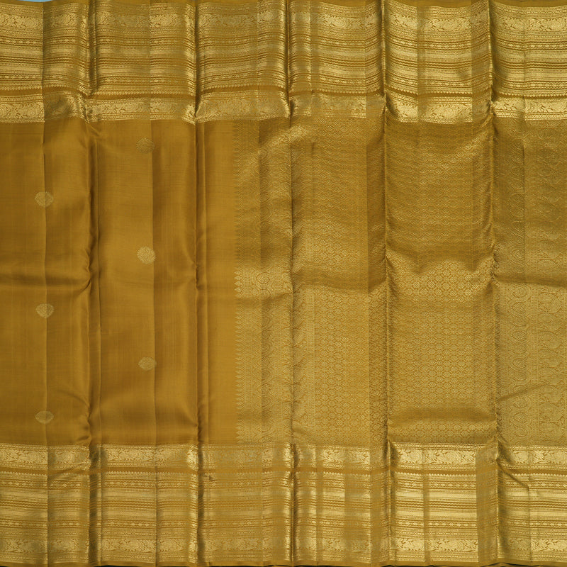 Hayagrivas Handloom Honey Mustard Kanjivaram Silk Saree KBF835H15-1