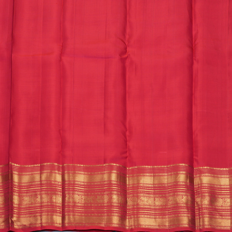 Hayagrivas Handloom Pink Kanjivaram Silk Saree KBF835H3-1