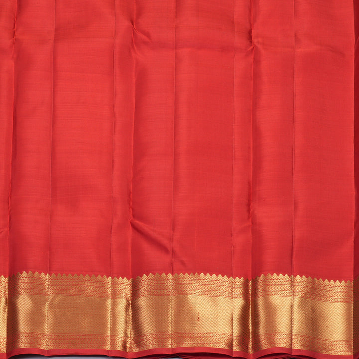 Hayagrivas Handloom Red Kanjivaram Silk Saree KBF835H4-4