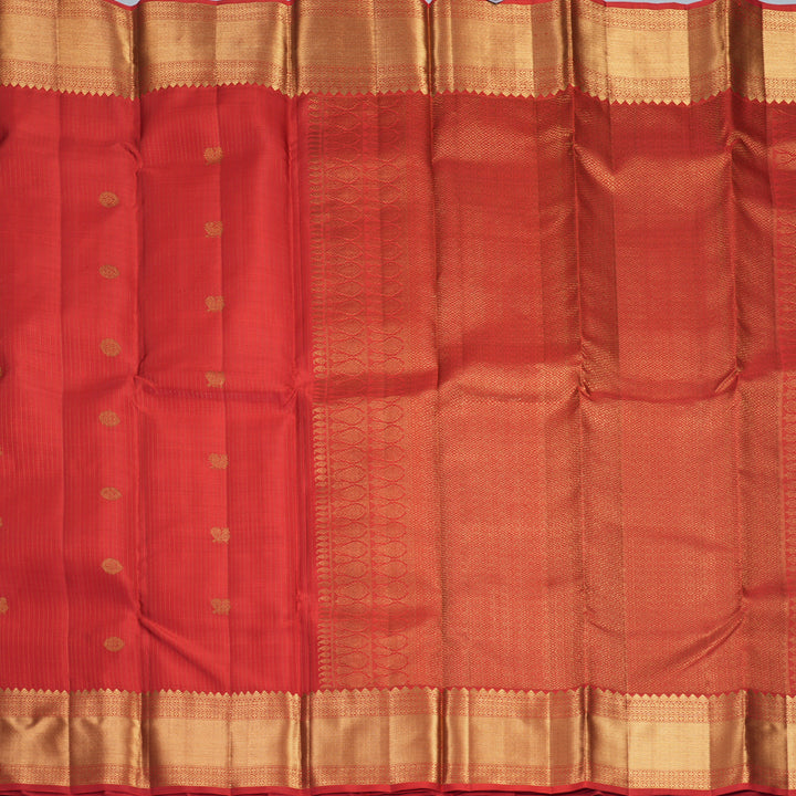 Hayagrivas Handloom Red Kanjivaram Silk Saree KBF835H4-4