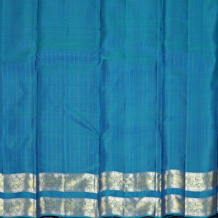 Hayagrivas Handloom Mayilkazhuthu Kanjivaram Silk Saree KBF835H8-1
