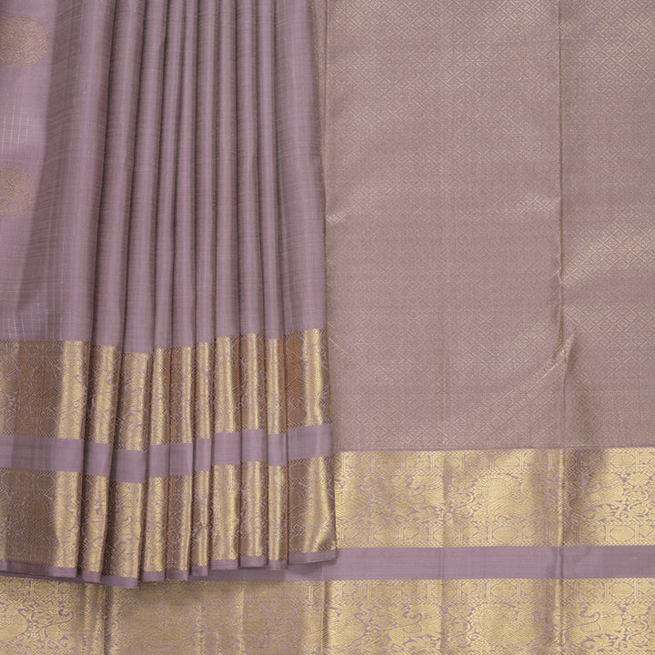 Hayagrivas Handloom Lavender Kanjivaram Silk Saree KBF835H8-2