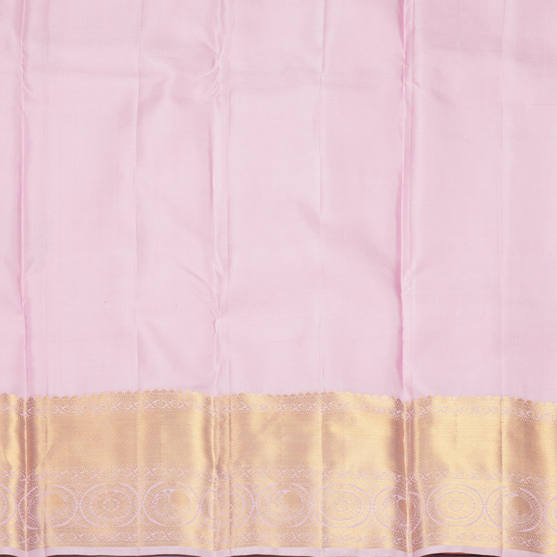 Hayagrivas Handloom Baby Pink Kanjivaram Silk Saree KBF836H5-9