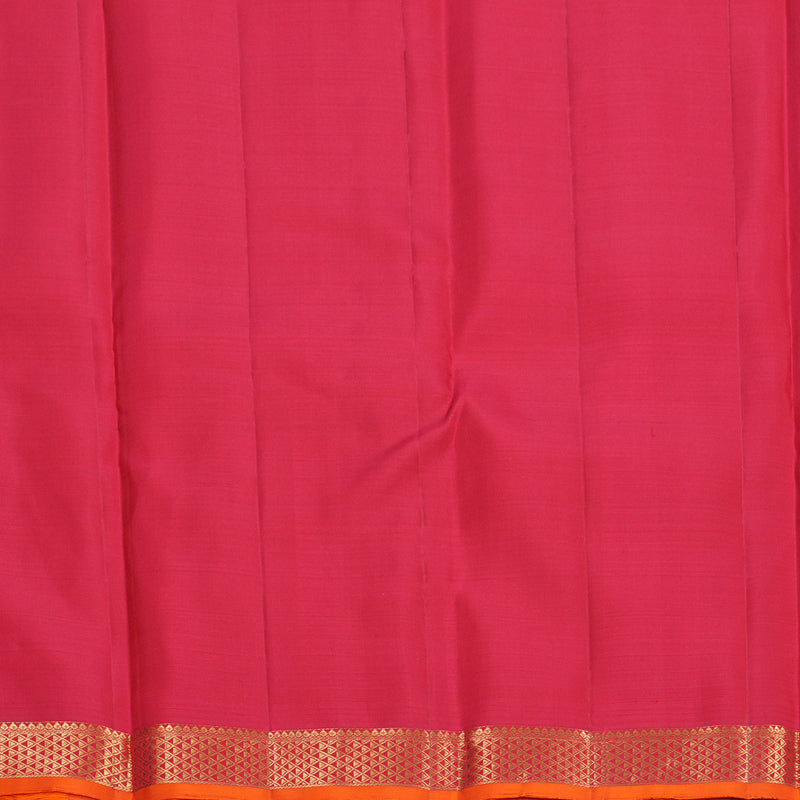 Hayagrivas Handloom Red Kanjivaram Silk Saree KBF836H7-4