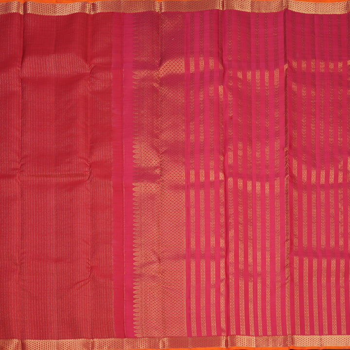 Hayagrivas Handloom Red Kanjivaram Silk Saree KBF836H7-4