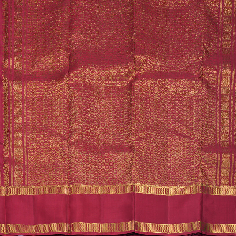 Hayagrivas Handloom Maroon Kanjivaram Silk Saree KBF836H8-1