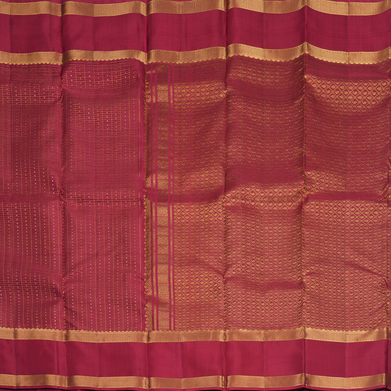 Hayagrivas Handloom Maroon Kanjivaram Silk Saree KBF836H8-1