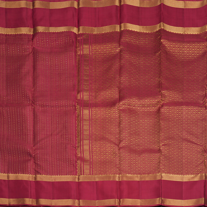 Hayagrivas Handloom Maroon Kanjivaram Silk Saree KBF836H8-1