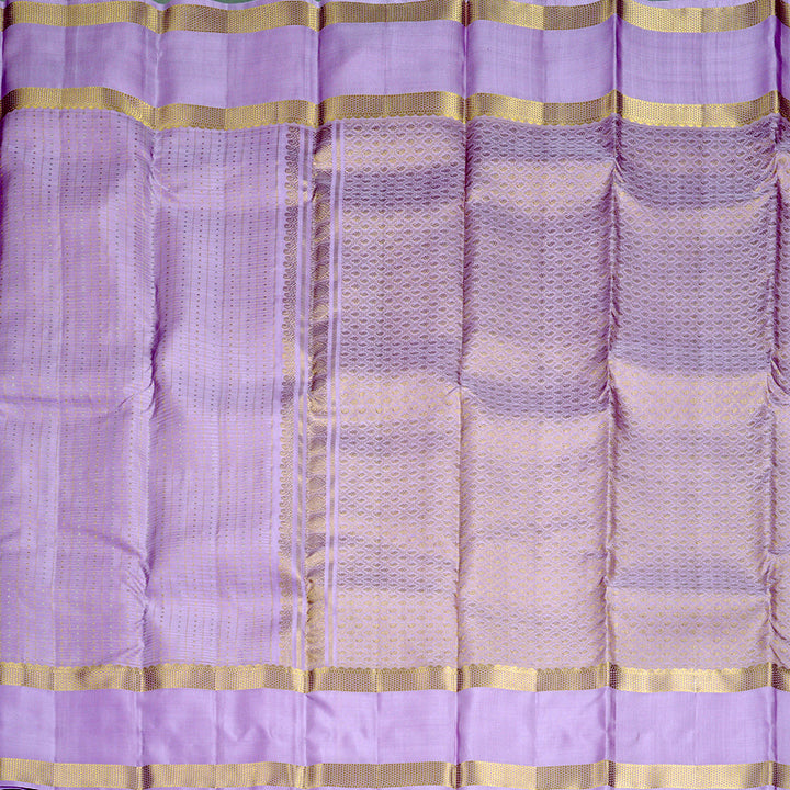 Hayagrivas Handloom Lilac Kanjivaram Silk Saree KBF836H8-3