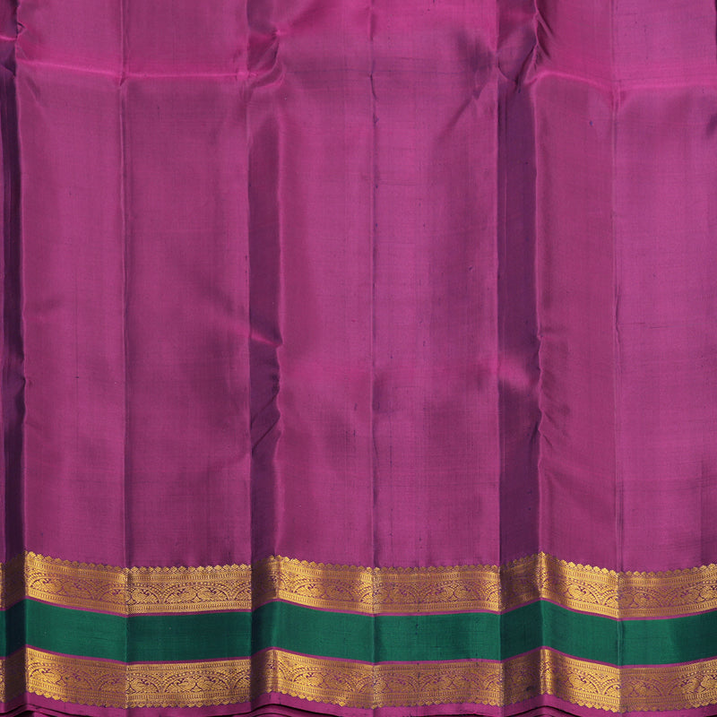Hayagrivas Handloom Green Kanjivaram Silk Saree KBF836H9-1