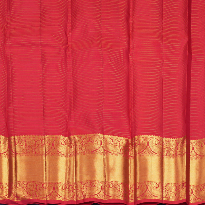 Hayagrivas Handloom Red Kanjivaram Silk Saree KBF836H9-2