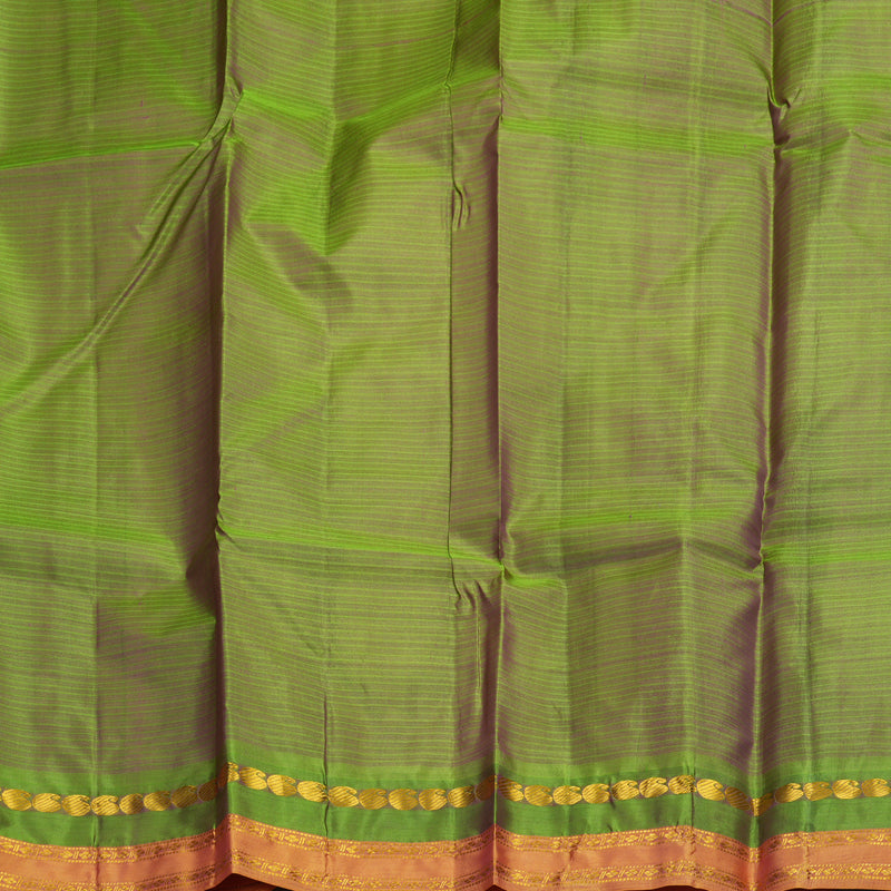 Hayagrivas Handloom Nagapazham Kanjivaram Silk Saree KBF838H1-3