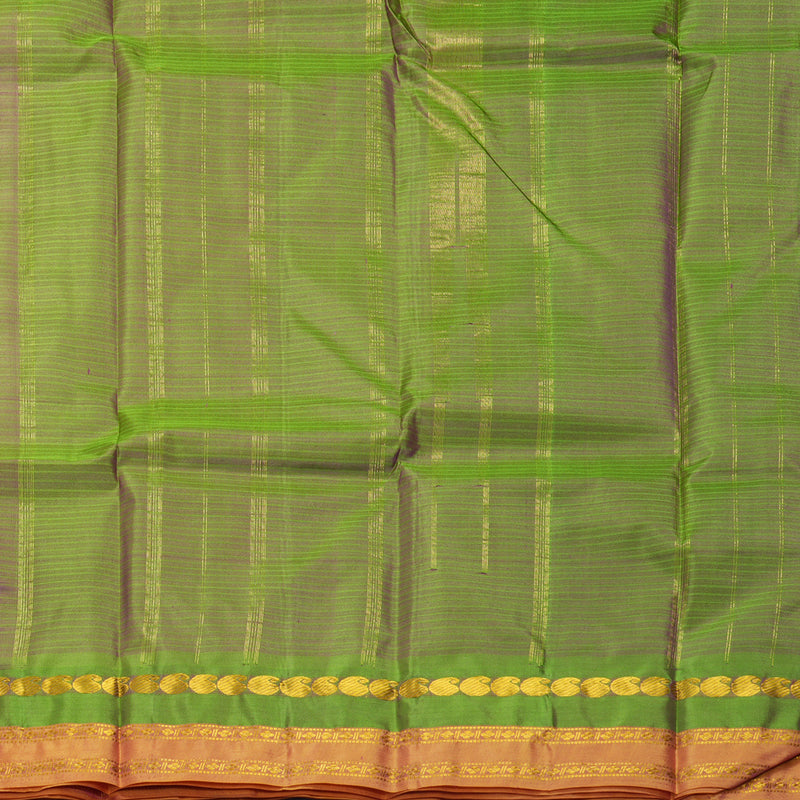 Hayagrivas Handloom Nagapazham Kanjivaram Silk Saree KBF838H1-3