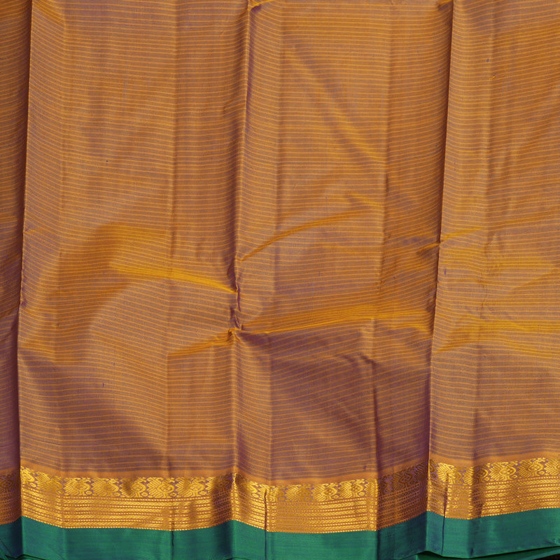 Hayagrivas Handloom Purplish-Blue Kanjivaram Silk Saree KBF838H2-3