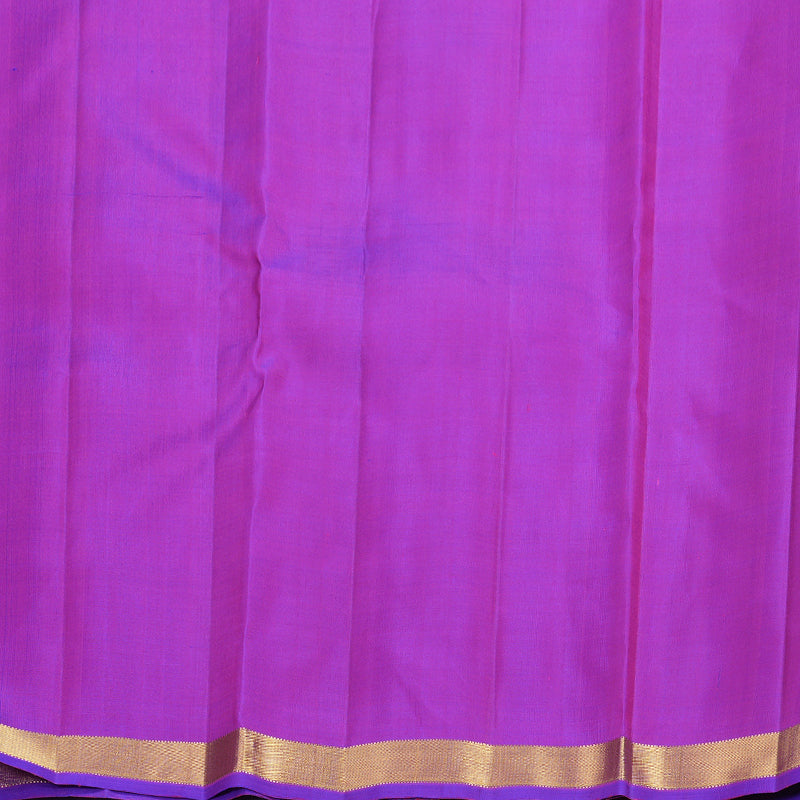 Hayagrivas Handloom Purple Kanjivaram Silk Saree KBF840H3-1