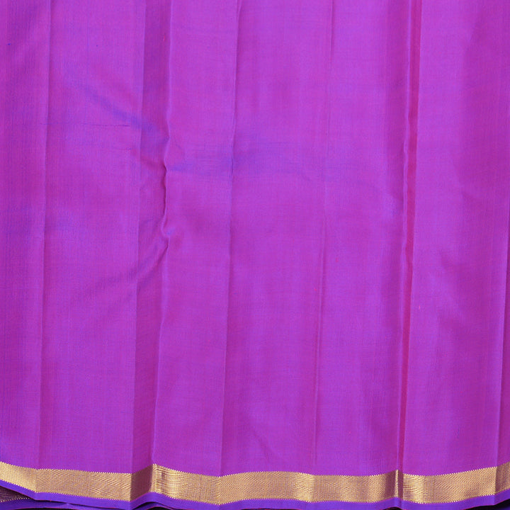 Hayagrivas Handloom Purple Kanjivaram Silk Saree KBF840H3-1