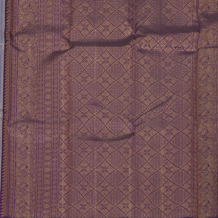 Hayagrivas Handloom Pastel Green Kanjivaram Silk Saree KBF841H1-3