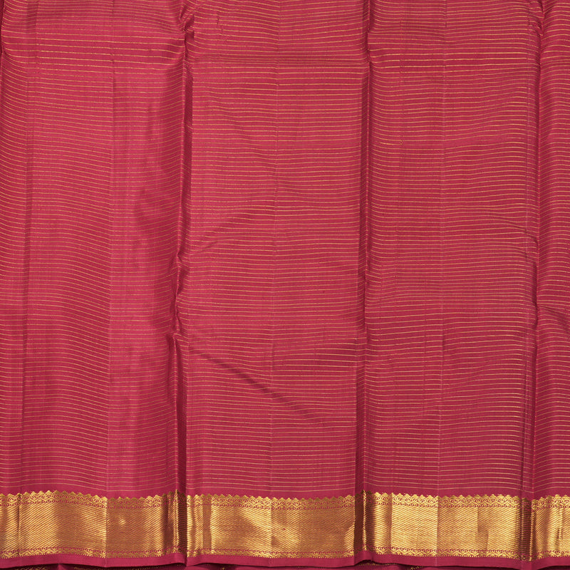 Hayagrivas Handloom Maroon Kanjivaram Silk Saree KBF851H4-1
