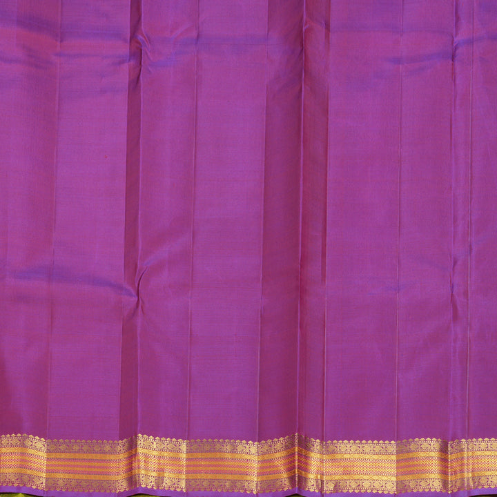 Hayagrivas Handloom Fluorescent Green Kanjivaram Silk Saree KBF851H7-1