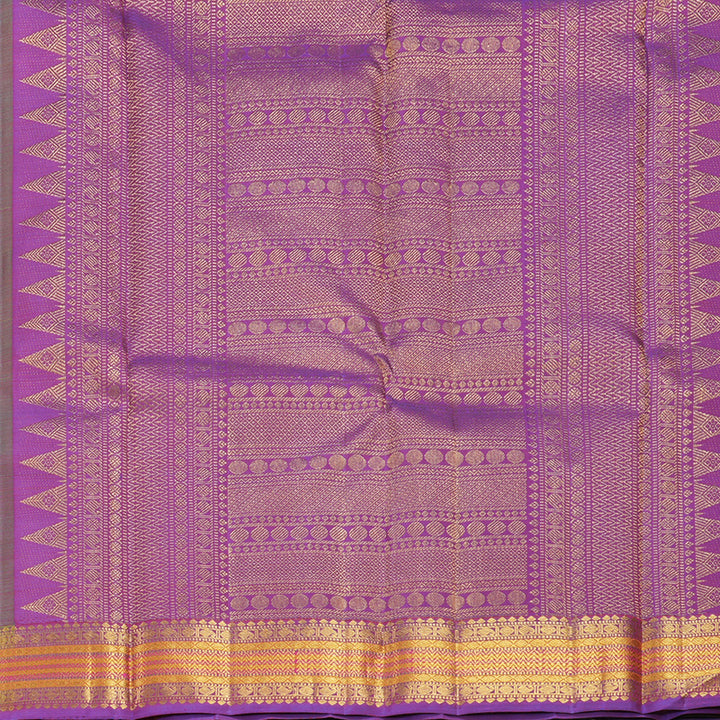 Hayagrivas Handloom Fluorescent Green Kanjivaram Silk Saree KBF851H7-1