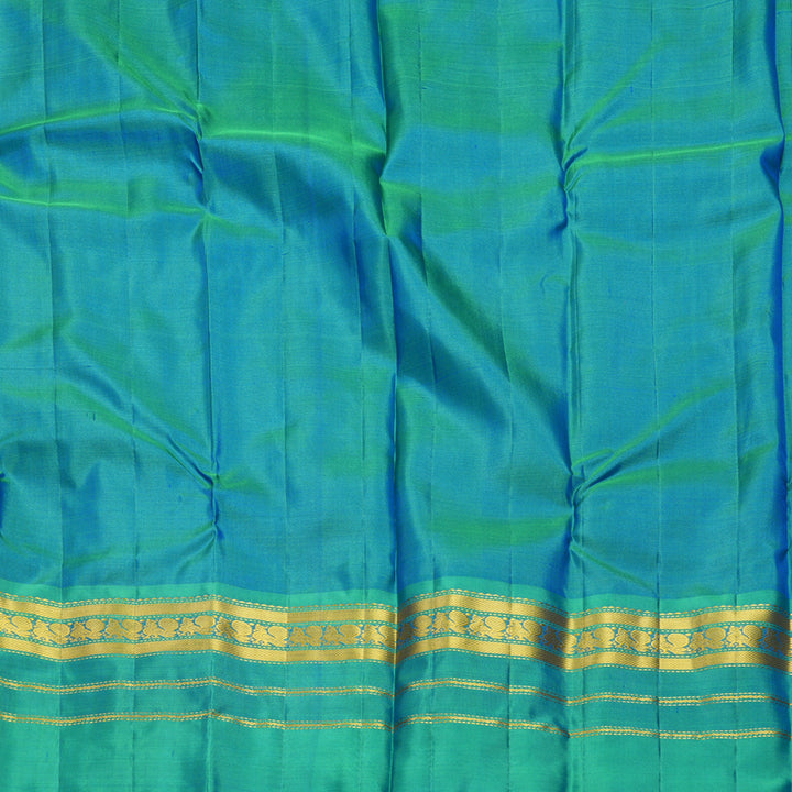 Hayagrivas Handloom Mayilkazhuthu Kanjivaram Silk Saree with Ganga Jamuna Border KBF852H2-11