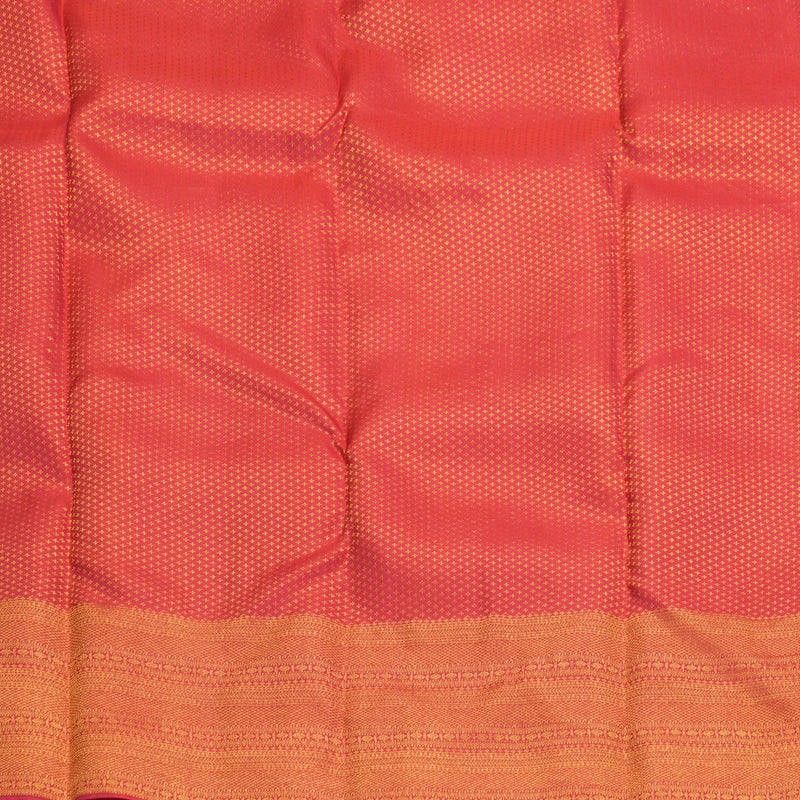 Hayagrivas Handloom Pink Kanjivaram Silk Saree KBF856H26-16