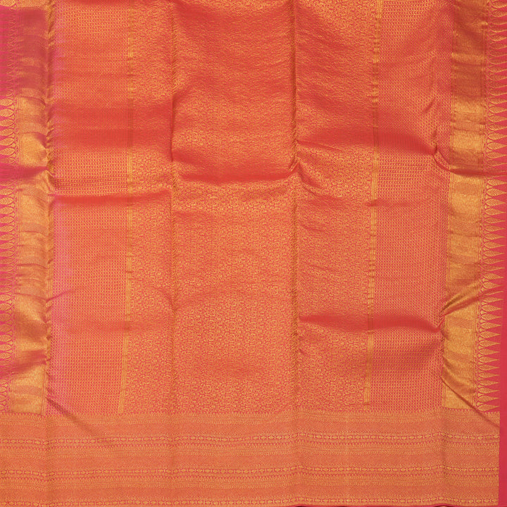 Hayagrivas Handloom Pink Kanjivaram Silk Saree KBF856H26-16