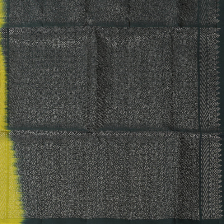 Hayagrivas Yellow Handloom Soft Silk Saree KBF863H1-5