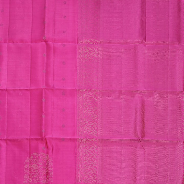 Hayagrivas Rani Pink Handloom Soft Silk Saree KBF863H2-1