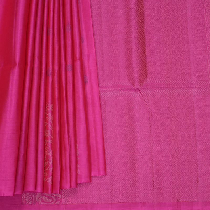 Hayagrivas Rani Pink Handloom Soft Silk Saree KBF863H2-1