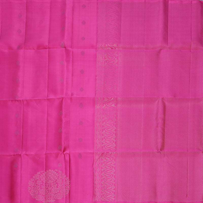 Hayagrivas Rani Pink Handloom Soft Silk Saree KBF863H2-2
