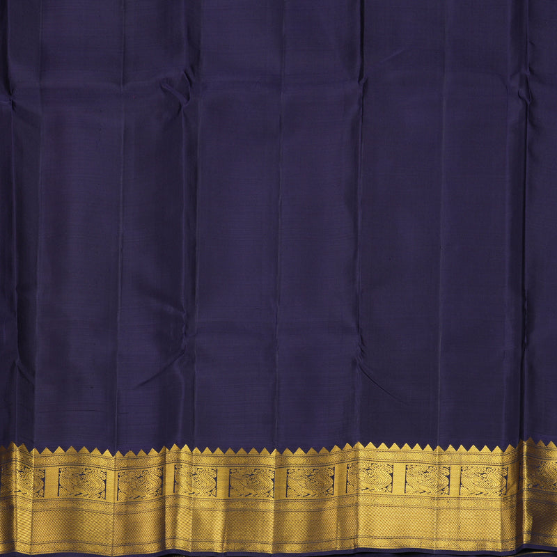 Hayagrivas Handloom Red Kanjivaram Silk Saree with Nagapazham Border KBF865H2-3