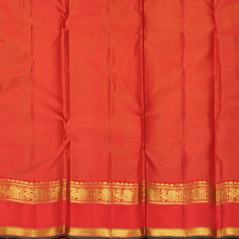 Hayagrivas Handloom Red Kanjivaram Silk Saree KBF867H1-1