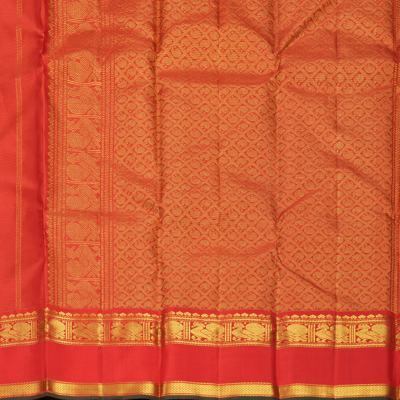 Hayagrivas Handloom Red Kanjivaram Silk Saree KBF867H1-1
