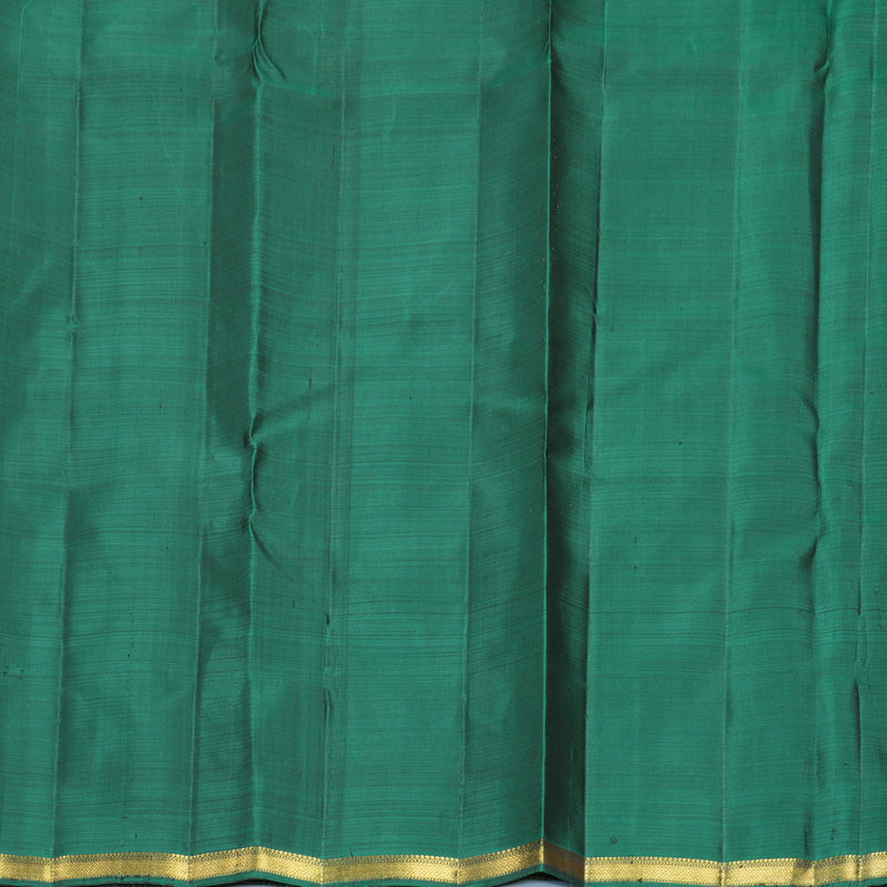 Hayagrivas Handloom Pink &amp; Pista Green Zasa Zasa Kattam Kanjivaram Silk Saree KBF868H3-1