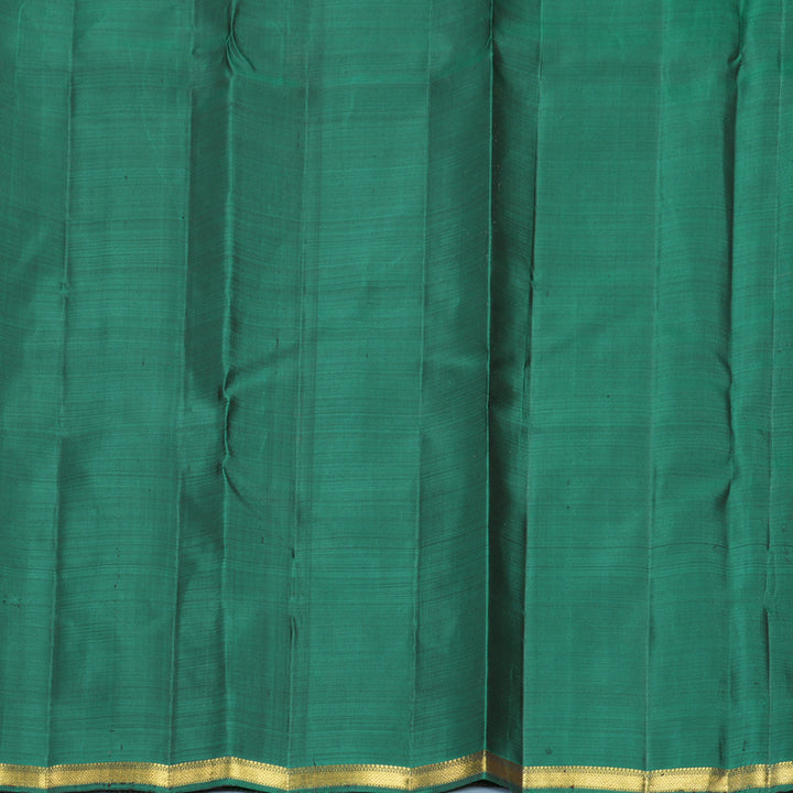 Hayagrivas Handloom Pink &amp; Pista Green Zasa Zasa Kattam Kanjivaram Silk Saree KBF868H3-1