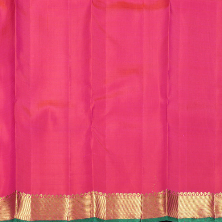 Hayagrivas Handloom Rani Pink Kanjivaram Silk Saree KBF868H4-1