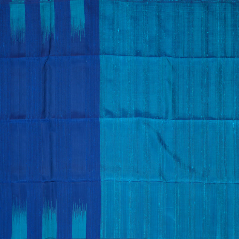 Hayagrivas Dark Blue Handloom Soft Silk Saree KBF875H1-1