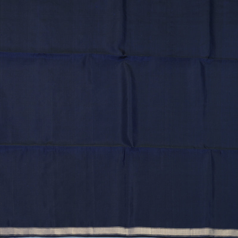 Hayagrivas Navy Blue Handloom Soft Silk Saree KBF877H4-1
