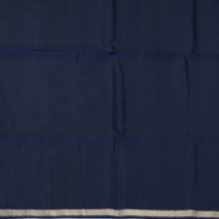 Hayagrivas Navy Blue Handloom Soft Silk Saree KBF877H4-1