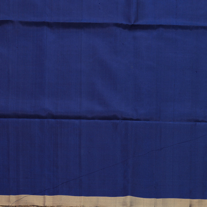 Hayagrivas Dark Blue Handloom Soft Silk Saree KBF878H5-1